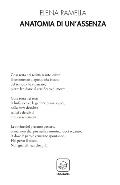 Anatomia di un’assenza
